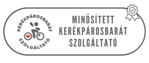 Kerékpárosbarát hely logó